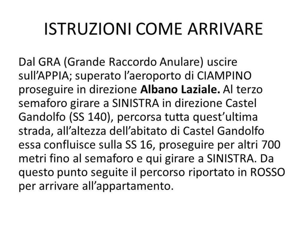 Apartment Castel Gandolfo Habitación foto